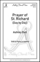 Prayer of St. Richard SAB choral sheet music cover